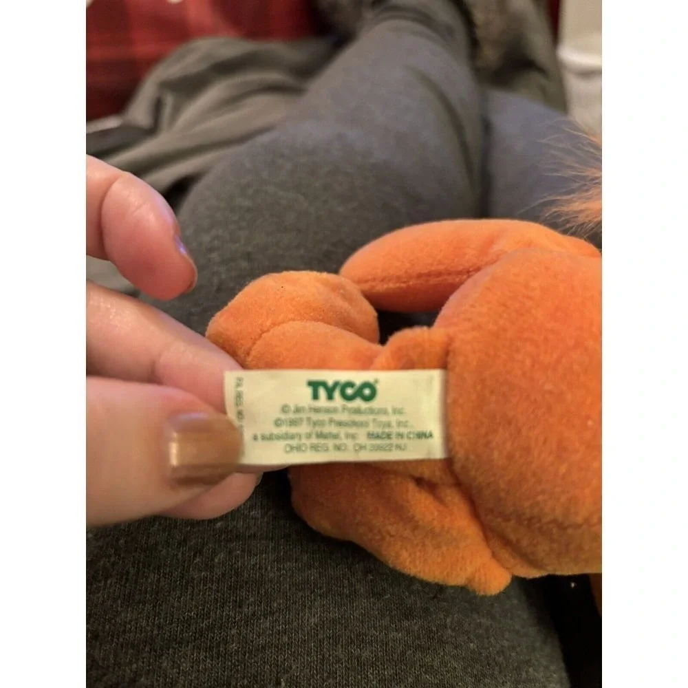 Vintage 1997‎ Tyco Sesame Street Muppet Beans Zoe Plush Bean Bag